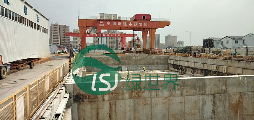 地鐵盾構(gòu)泥漿施工現(xiàn)場(chǎng)圖